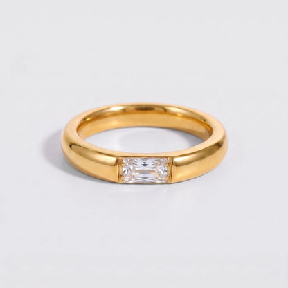 Anillo piedra de nacimiento Abril — Diamante