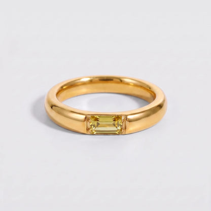 Anillo piedra de nacimiento Agosto — Peridoto