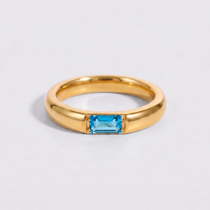 Anillo piedra de nacimiento Junio — Alejandrita