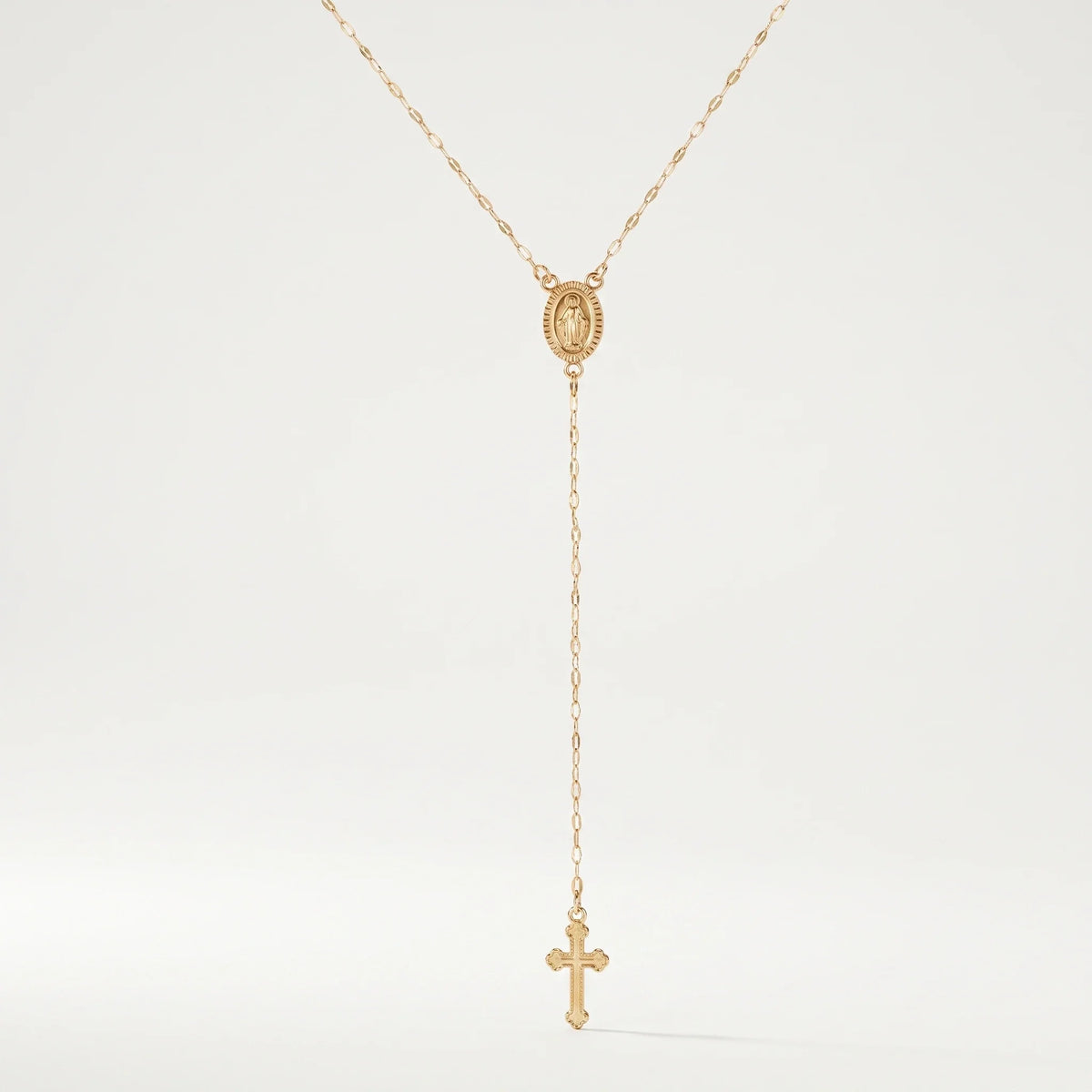 Collar Ave María Dorado