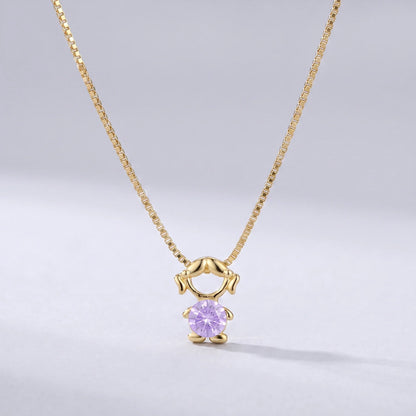 Collar abalorio niña Junio — Alejandrita