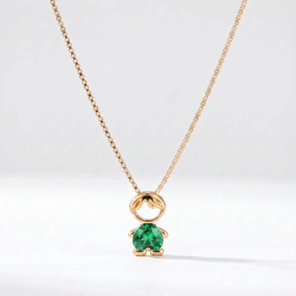 Collar abalorio niño Mayo — Esmeralda