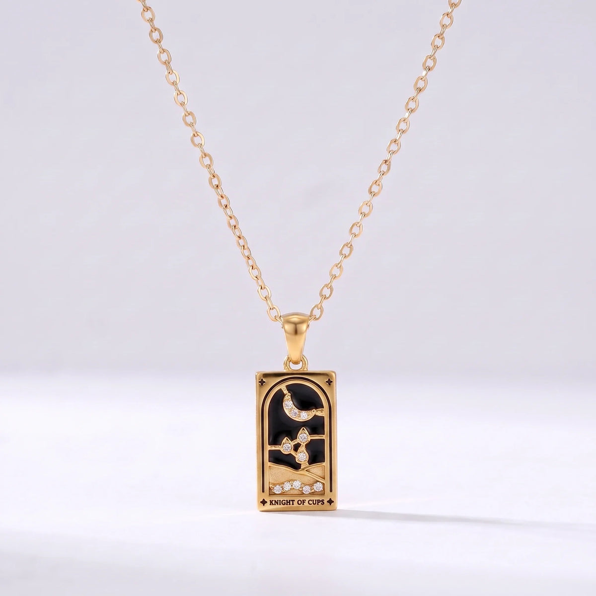 Collar cartas de tarot El Caballero