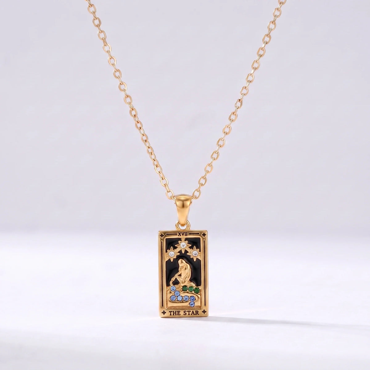 Collar cartas de tarot La Estrella