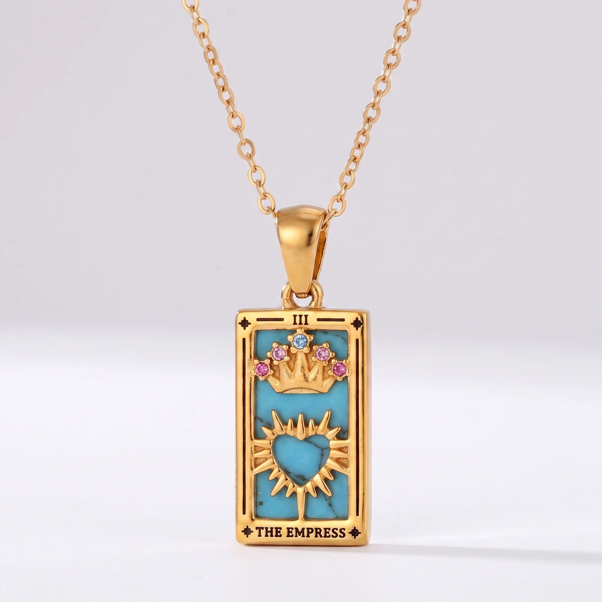 Collar cartas de tarot La Emperatriz