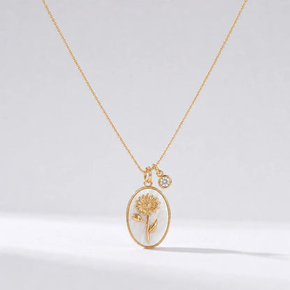 Collar flor del mes Abril — Margarita