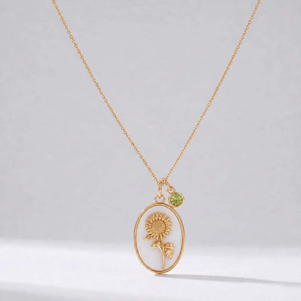 Collar flor del mes Agosto — Amapola