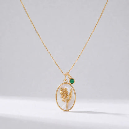 Collar flor del mes Mayo — Lírio