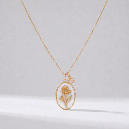 Collar flor del mes Octubre — Calêndula