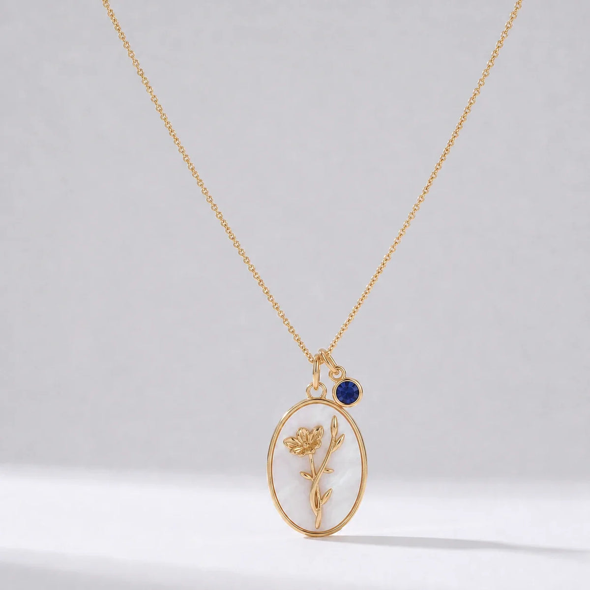 Collar flor del mes Septiembre — Aster