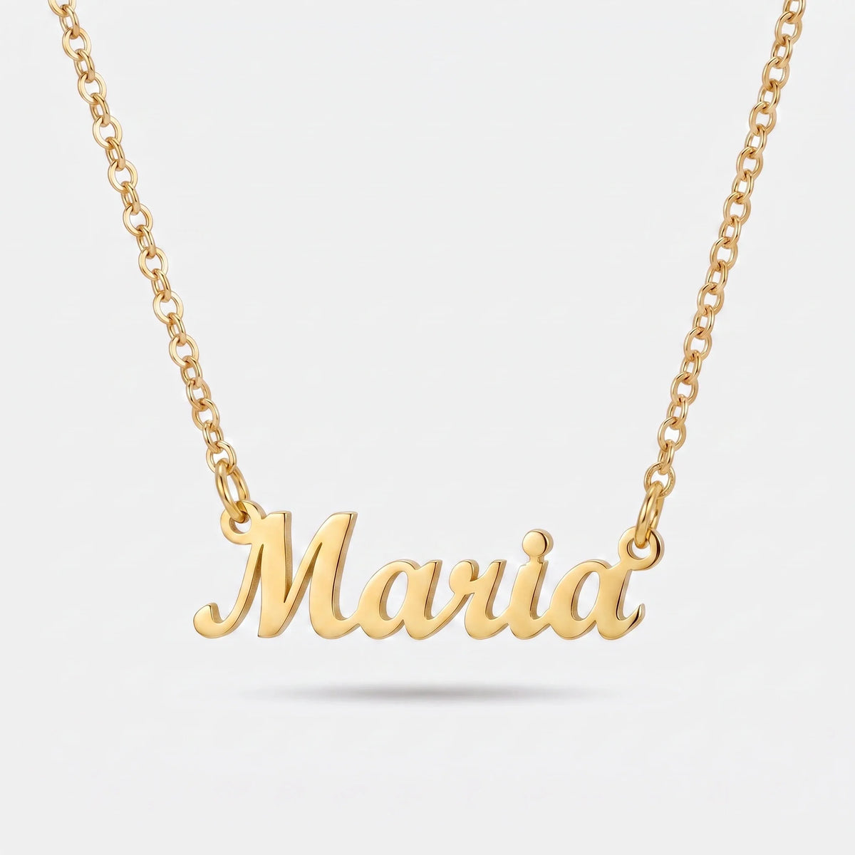 Collar con Nombres Personalizados Dorado — 1 Nombre