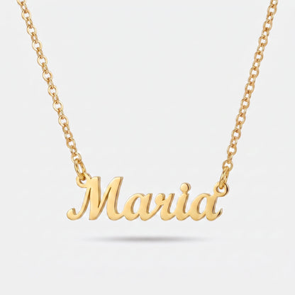 Collar con Nombres Personalizados Dorado — 1 Nombre