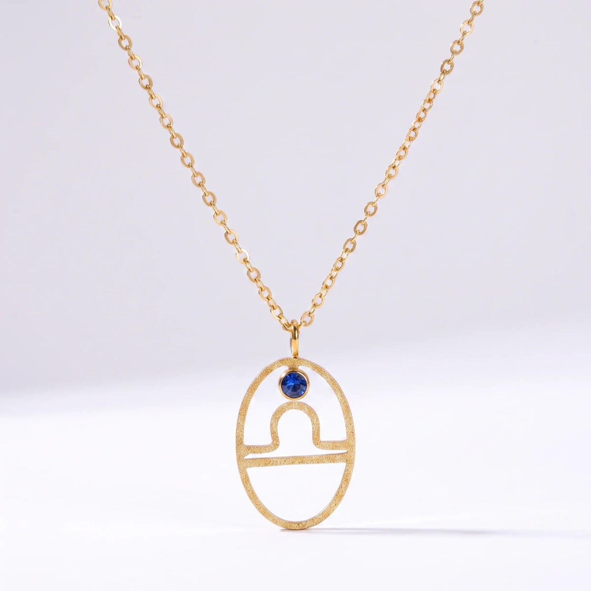Collar signo del zodíaco con runa Libra