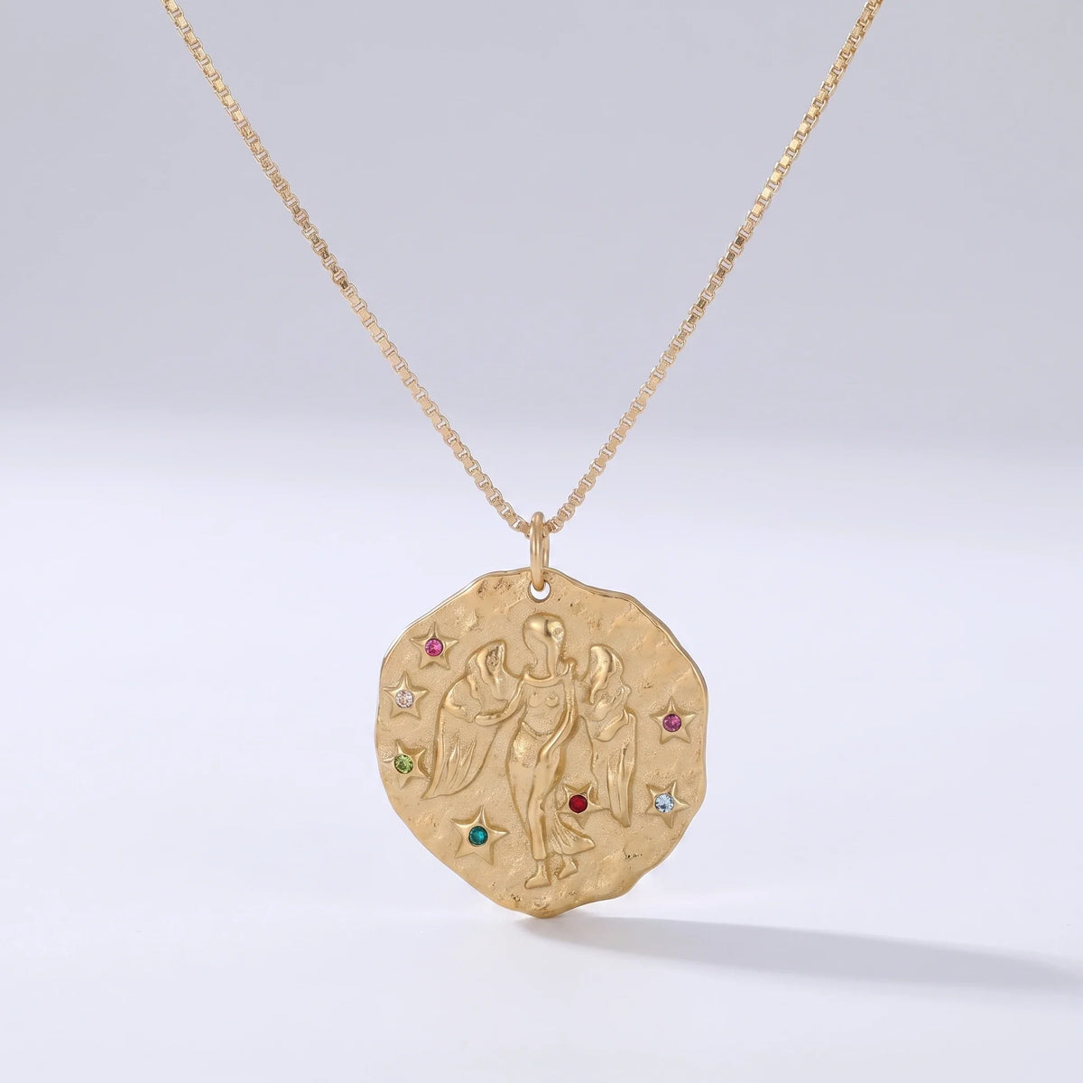 Collar signo rústico Virgo