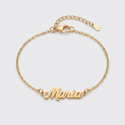 Pulsera con Nombres Personalizados Dorada — 1 Nombre